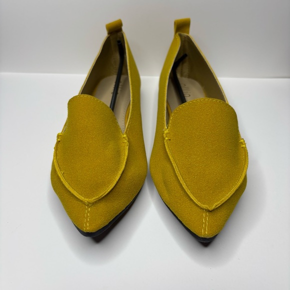 Ollio Mustard Suede Loafers - Picture 3 of 13